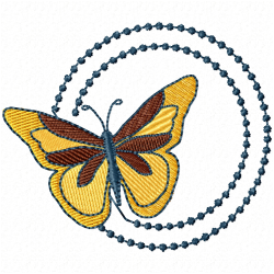 Butterfly Embroidery Design 10